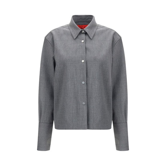 Gray Denim Shirt