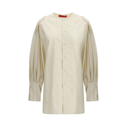 Beige Cotton Blouse