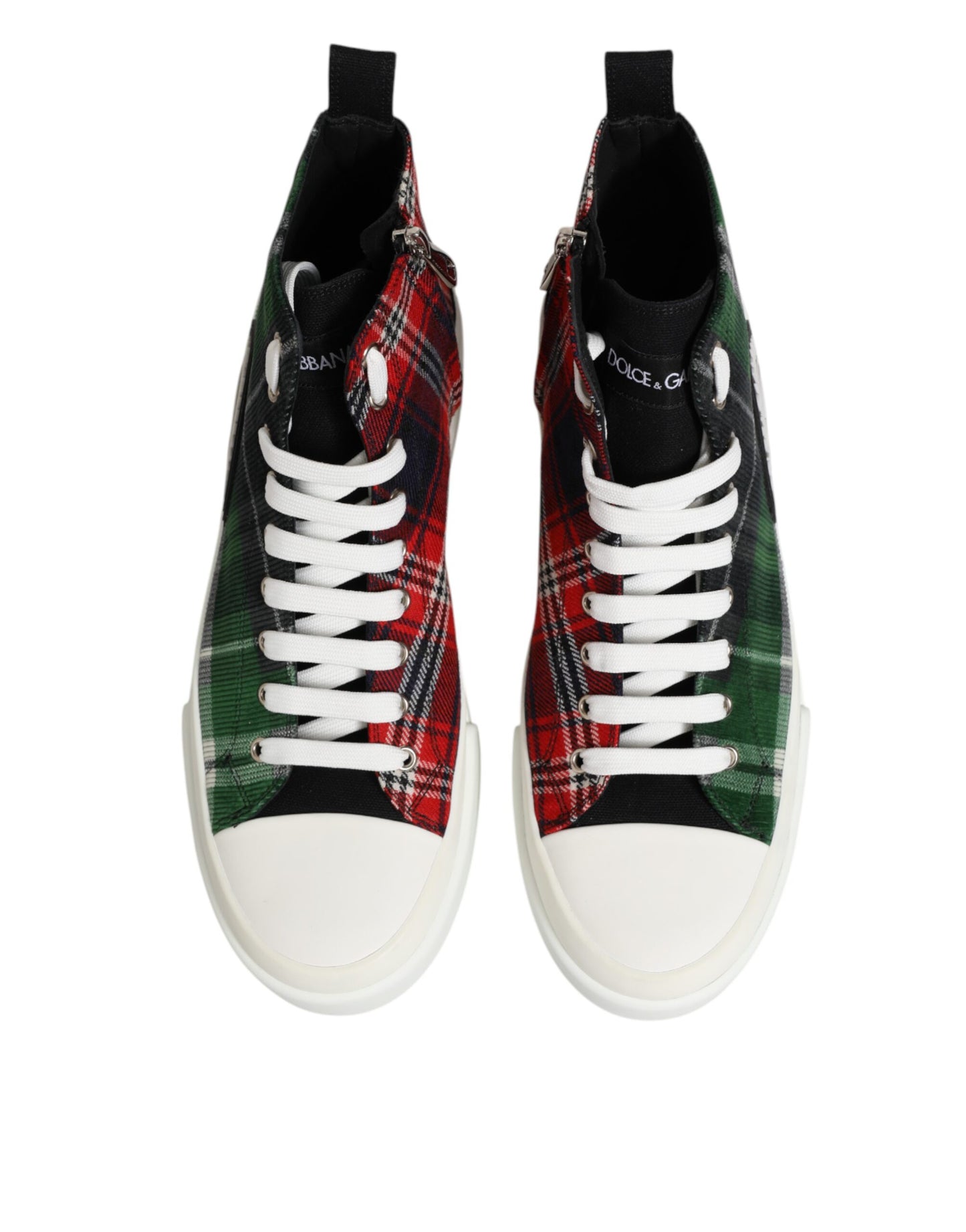 Multicolor DG Logo Men High Top Sneakers Shoes