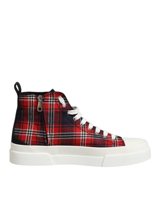 Multicolor DG Logo Men High Top Sneakers Shoes