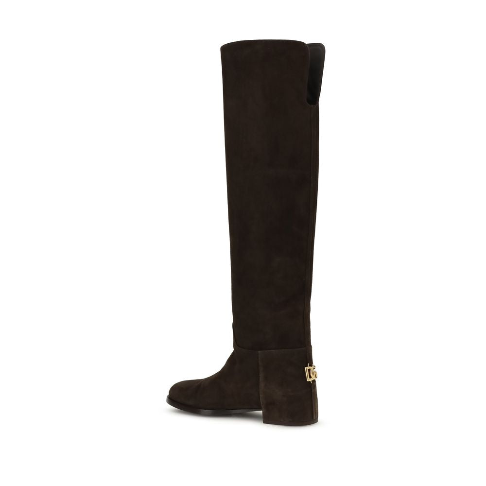 Brown Calf Leather Bos Taurus Ankle Boots