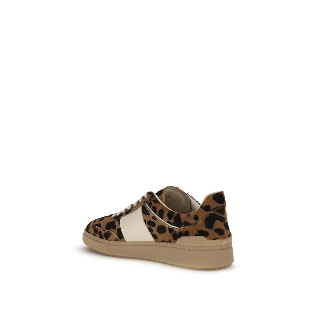 Multicolor Calf Leather Bos Taurus Low Top Sneakers