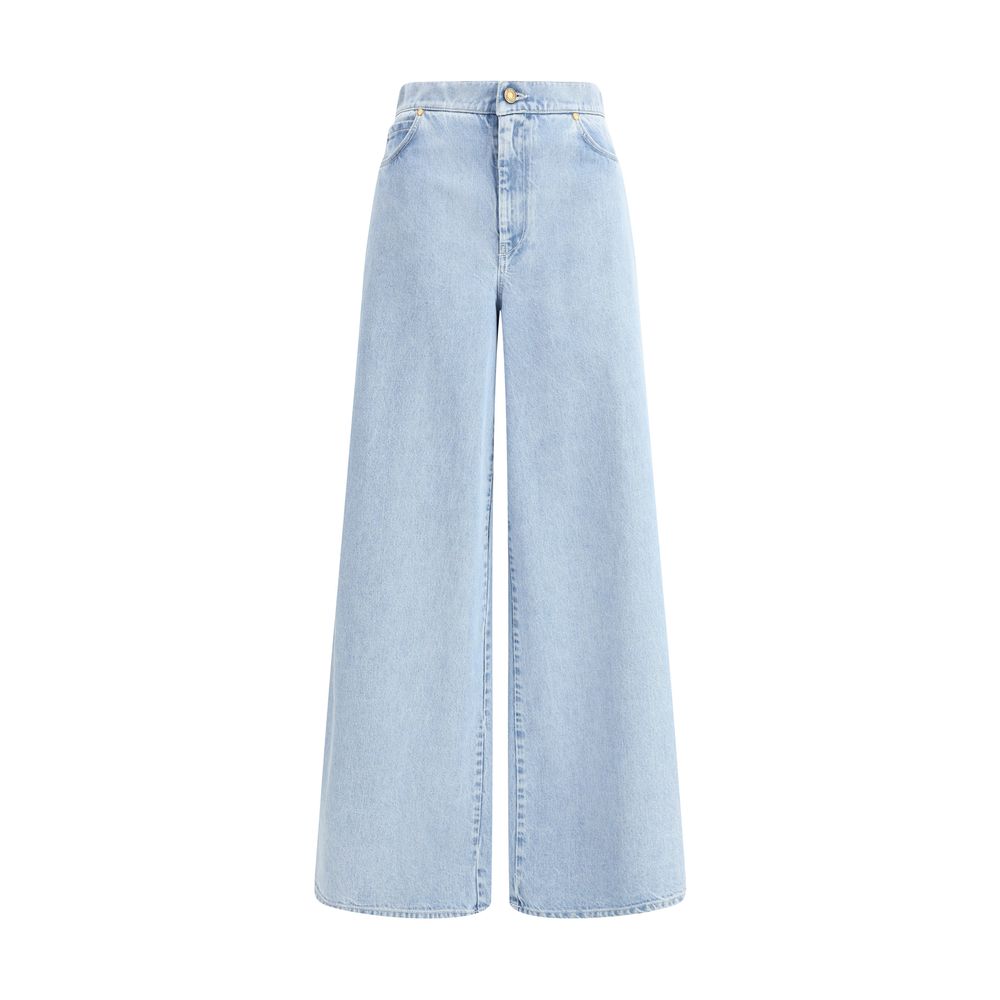 Blue Cotton Jeans Denim