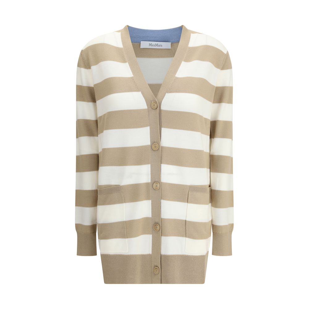 Multicolor Fleece Wool Cardigan