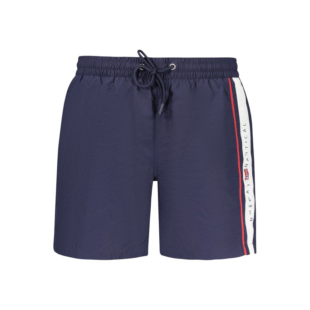 Blu Poliammide Men's Swim Boxer