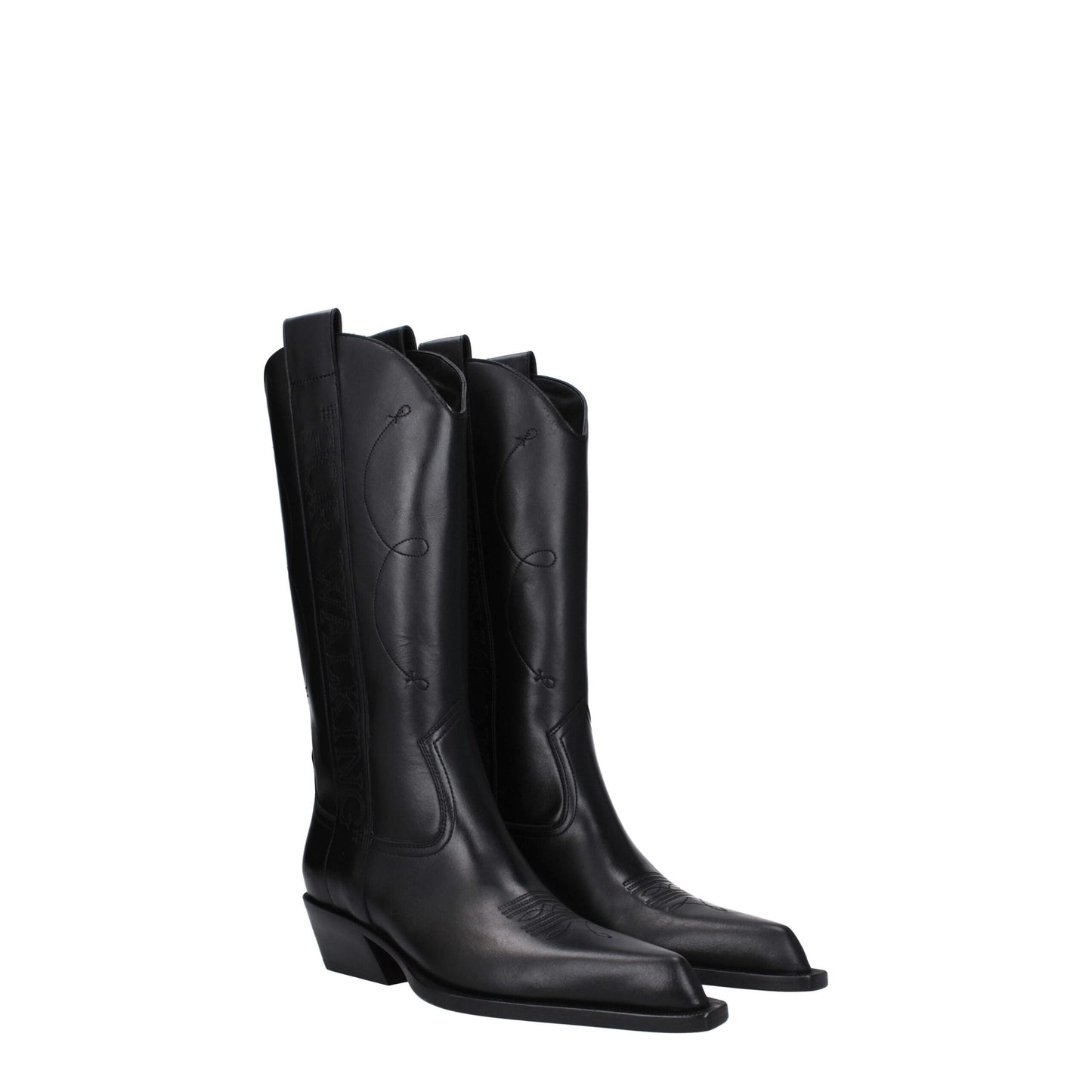 Black Leather Boots
