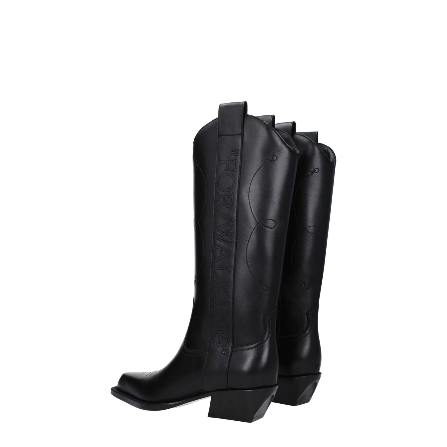 Black Leather Boots