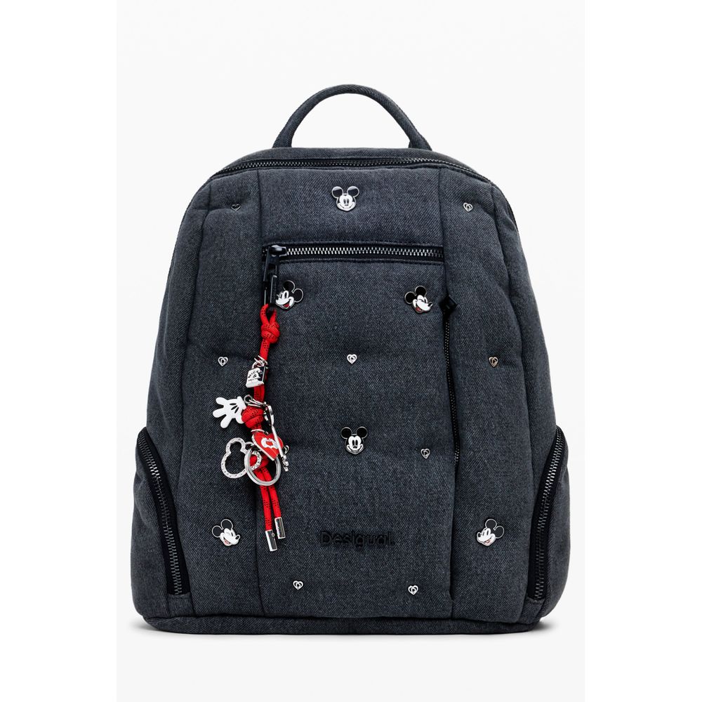 Grigio Polyester Woman Backpack