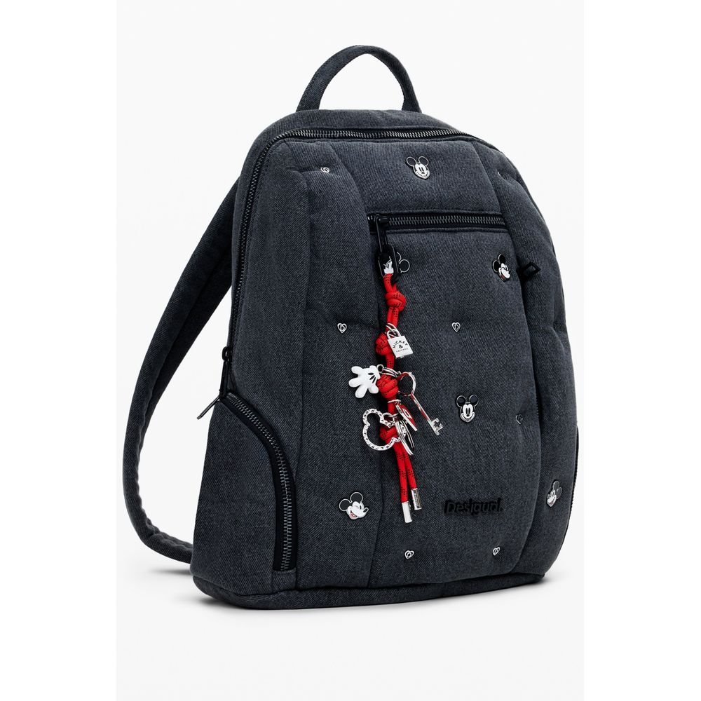 Grigio Polyester Woman Backpack