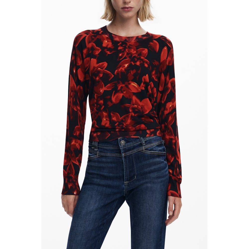 Black Viscosa Women's Sweater