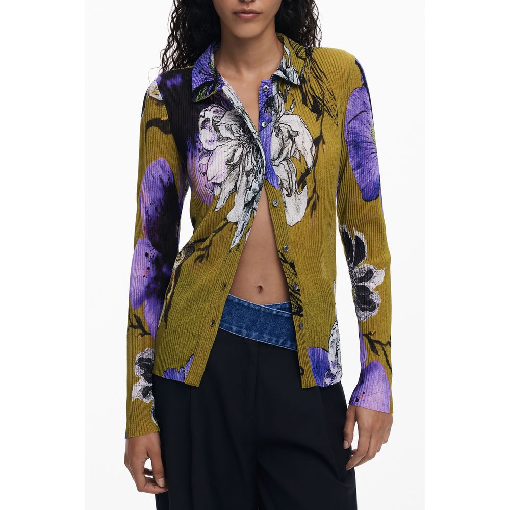 Verde Polyester Women Shirt