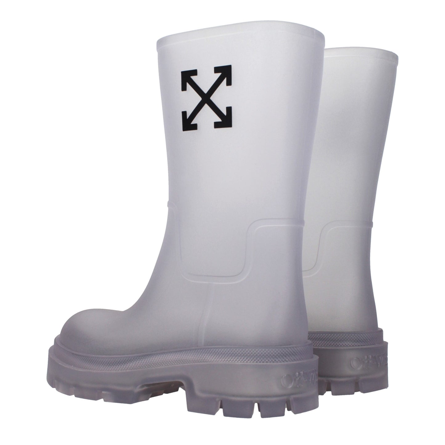 Transparent Pvc Ankle Boots