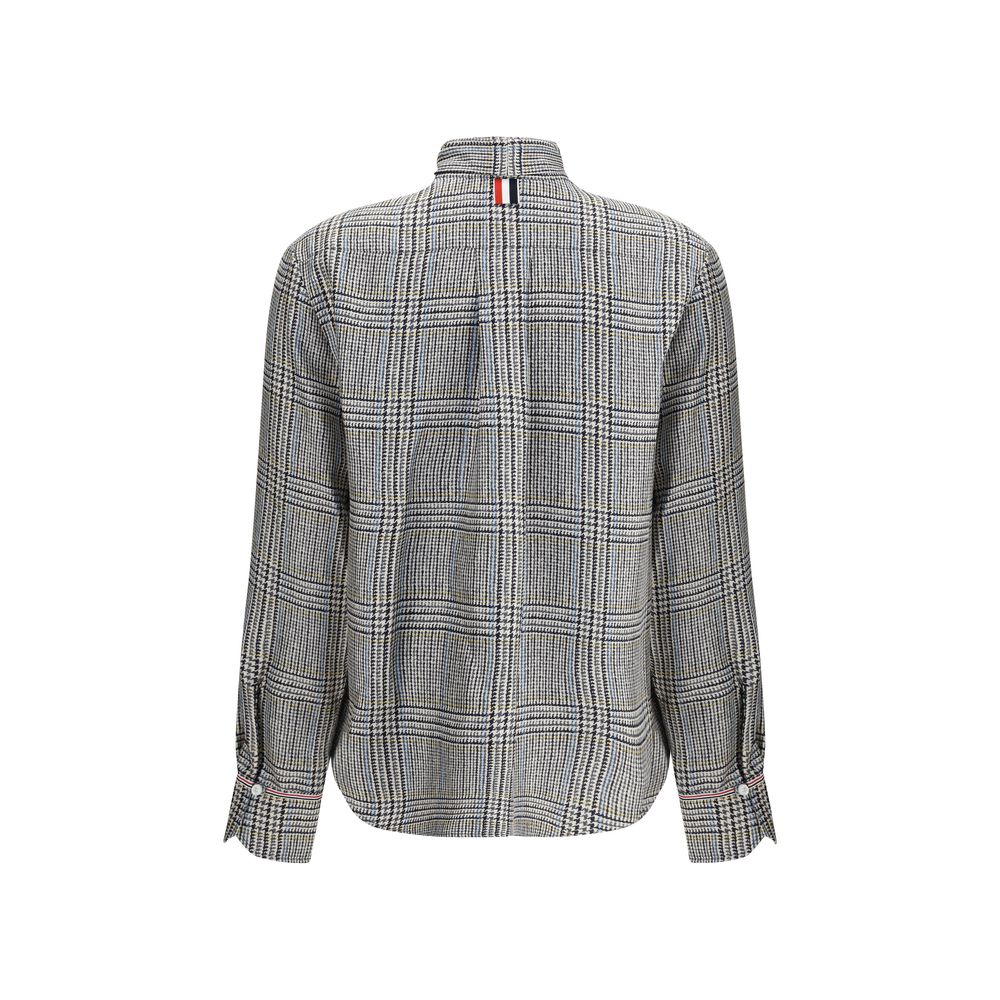 Beige Silk Dress Shirt