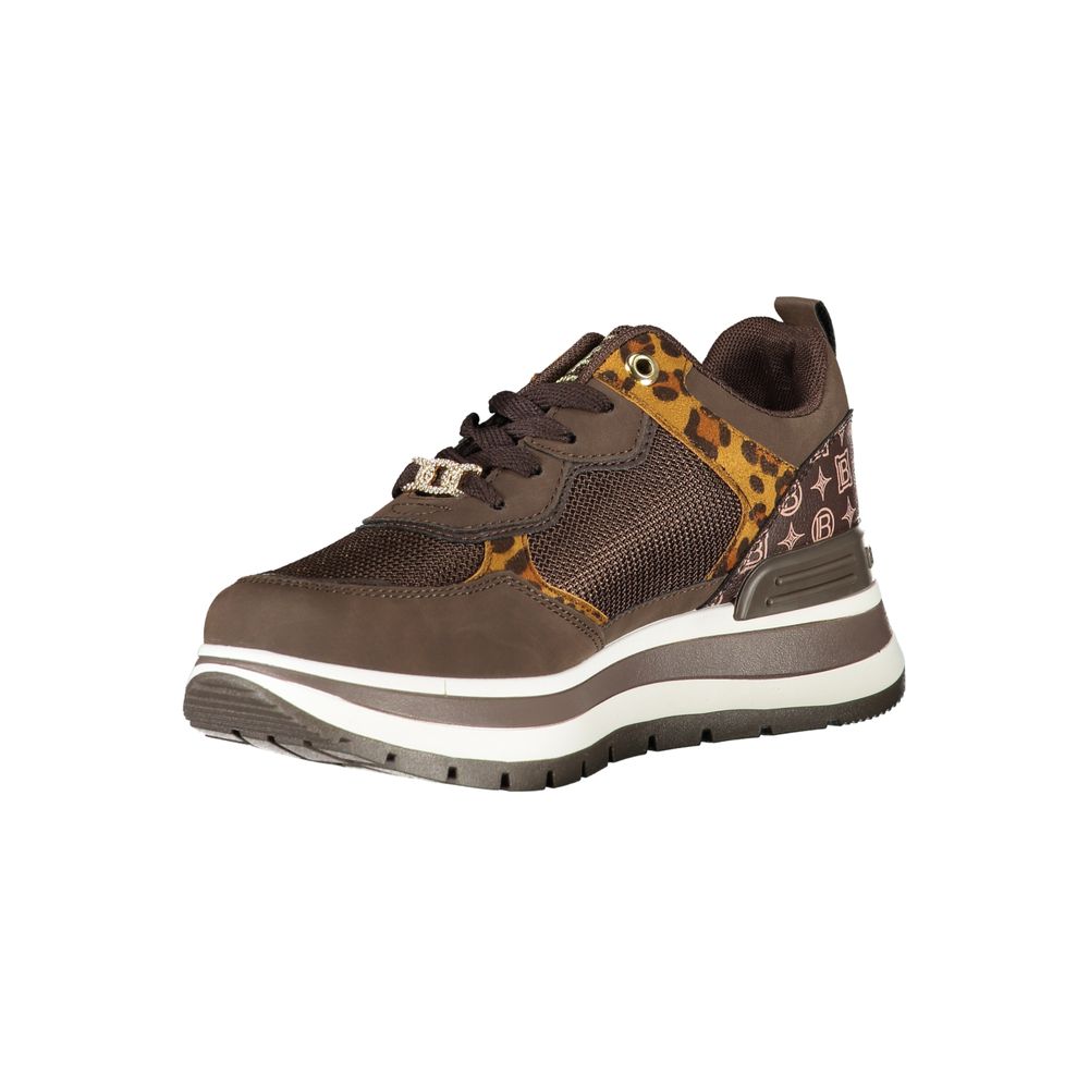 Marrone Poliuretano Women Sneaker