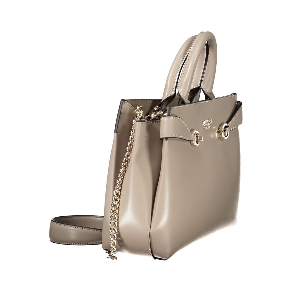 Marrone Poliuretano Women Handbag