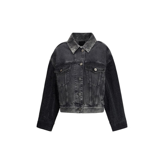 Gray Cotton Denim Jacket