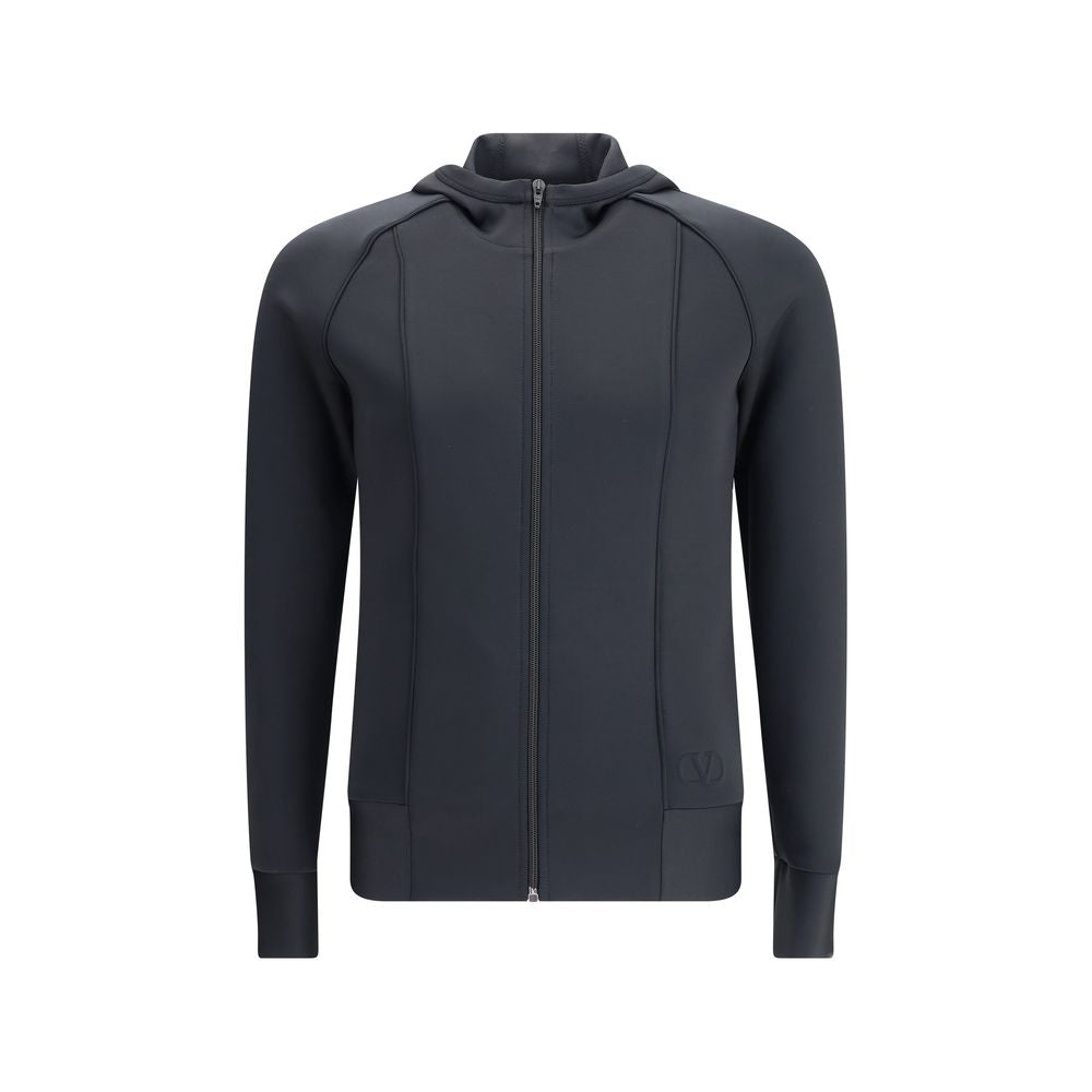 Black Polyester Sweatshirt