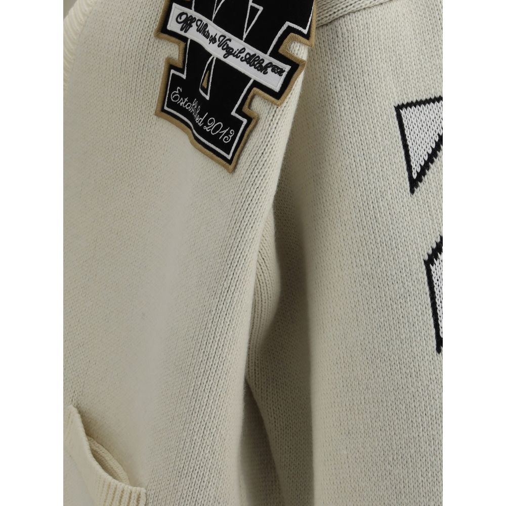 Beige Cotton Cardigan
