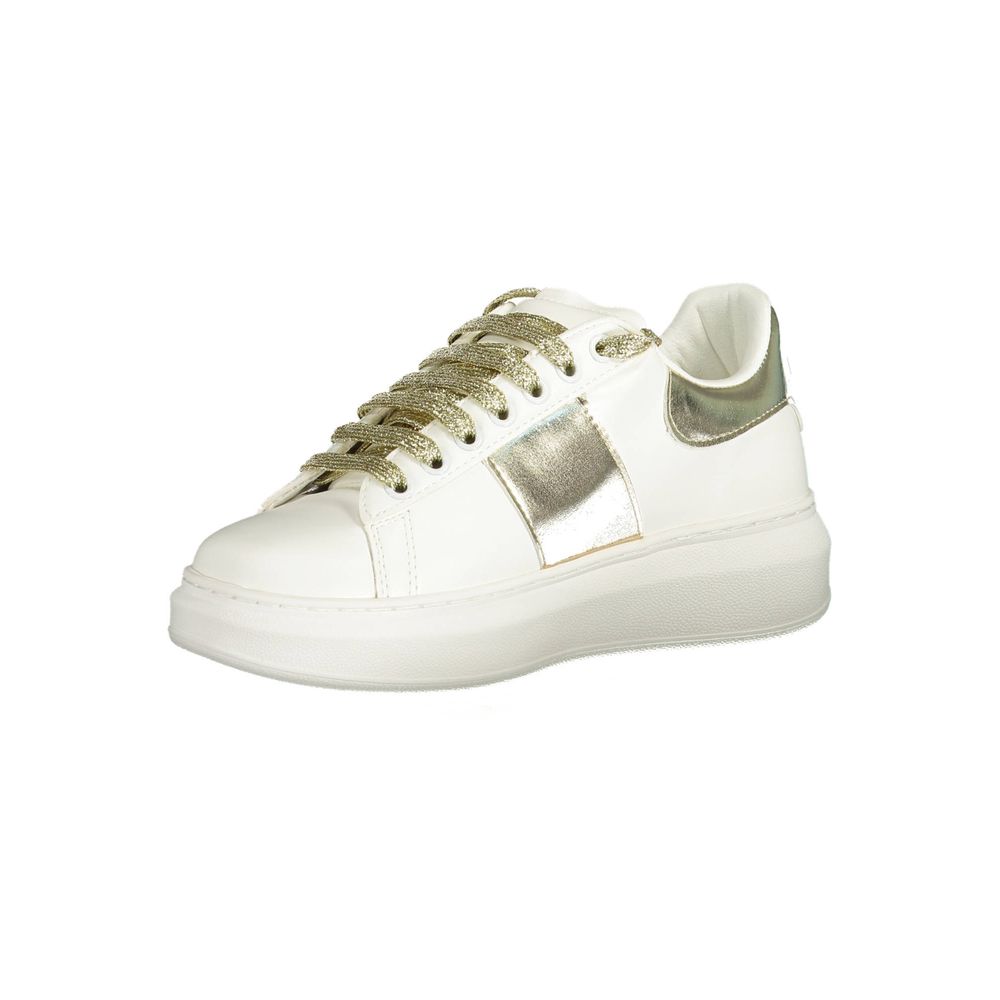 Bianco Polyurethane Women Sneaker