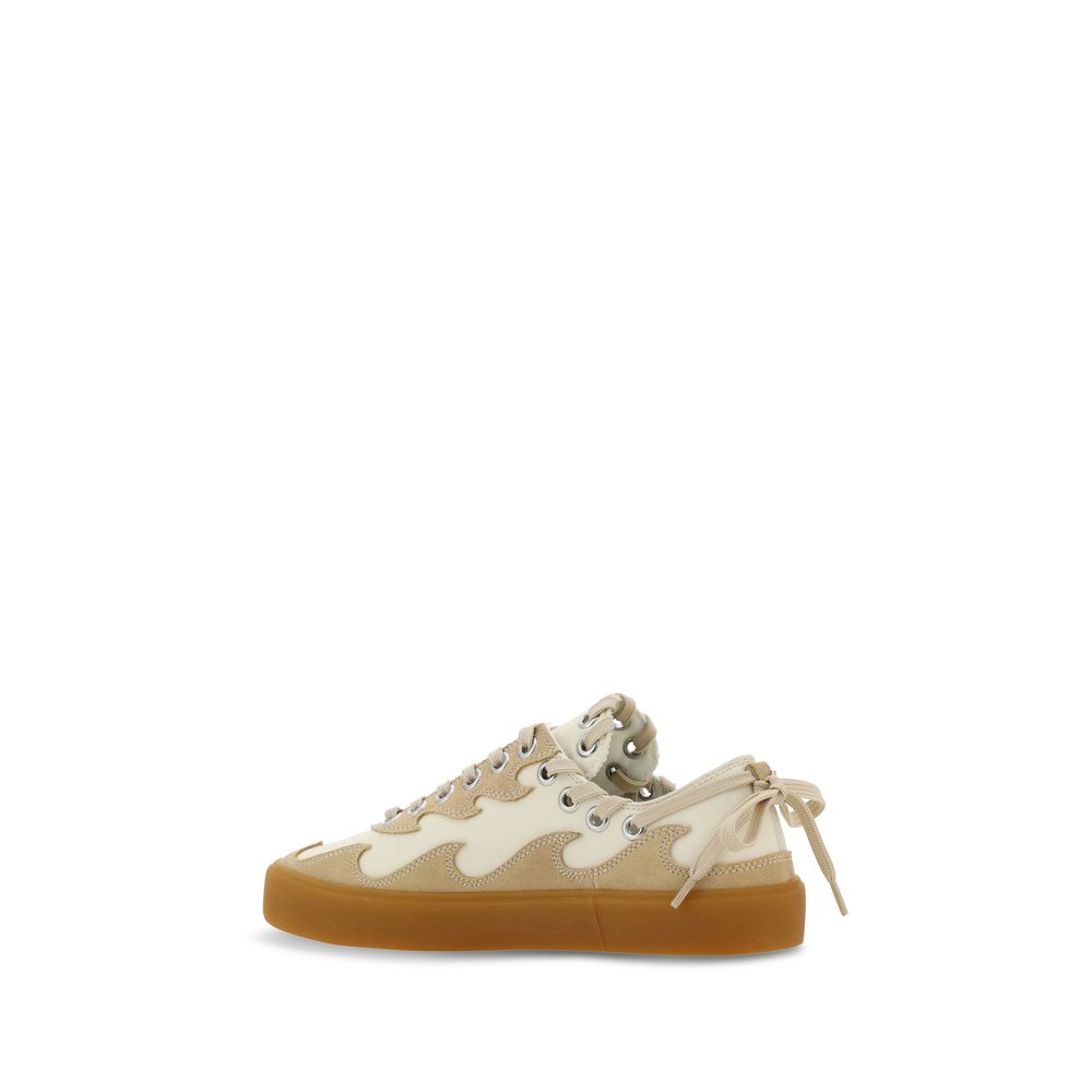 Brown Calf Leather Bos Taurus Low Top Sneakers