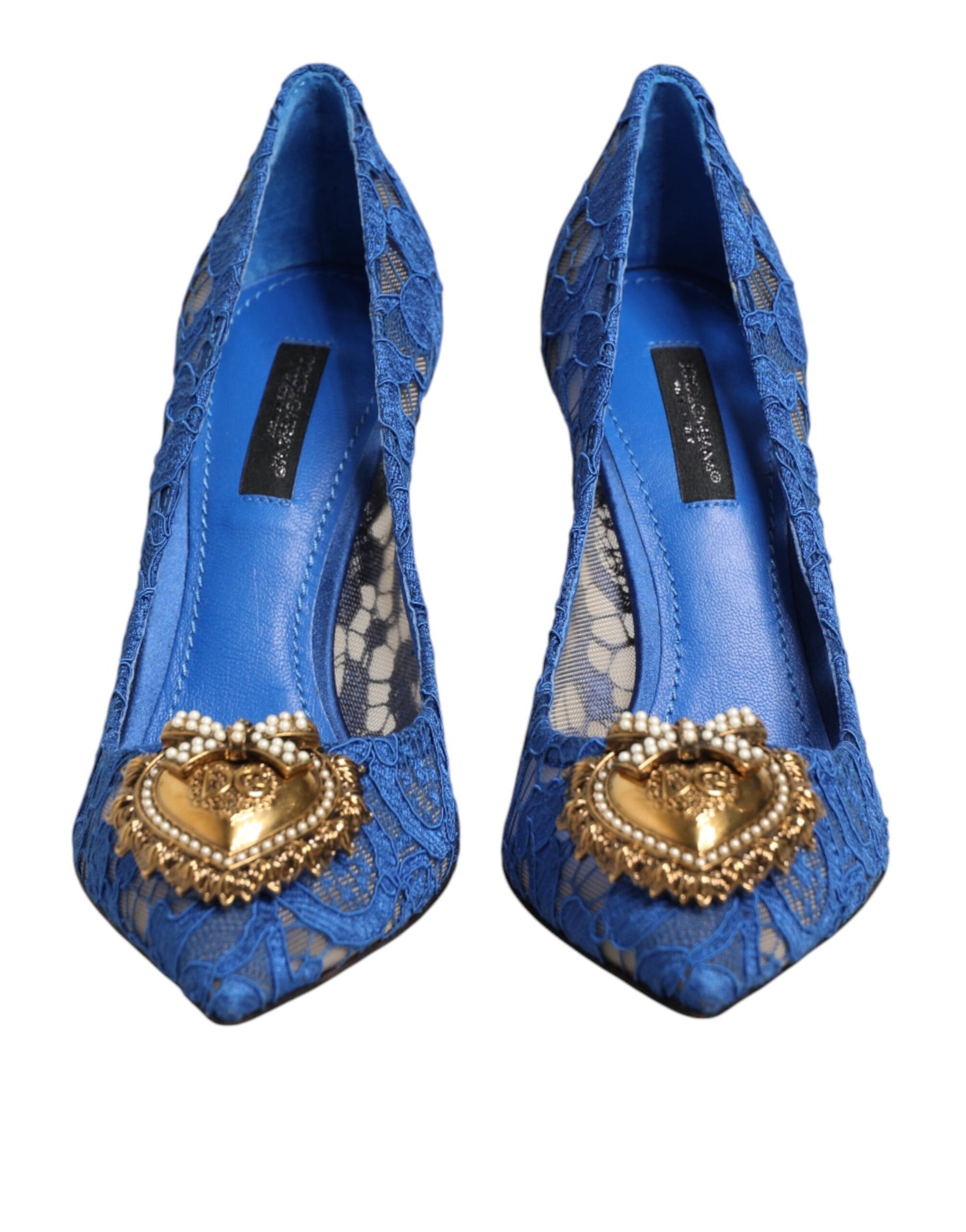 Blue Taormina Lace DEVOTION Pumps Shoes \\