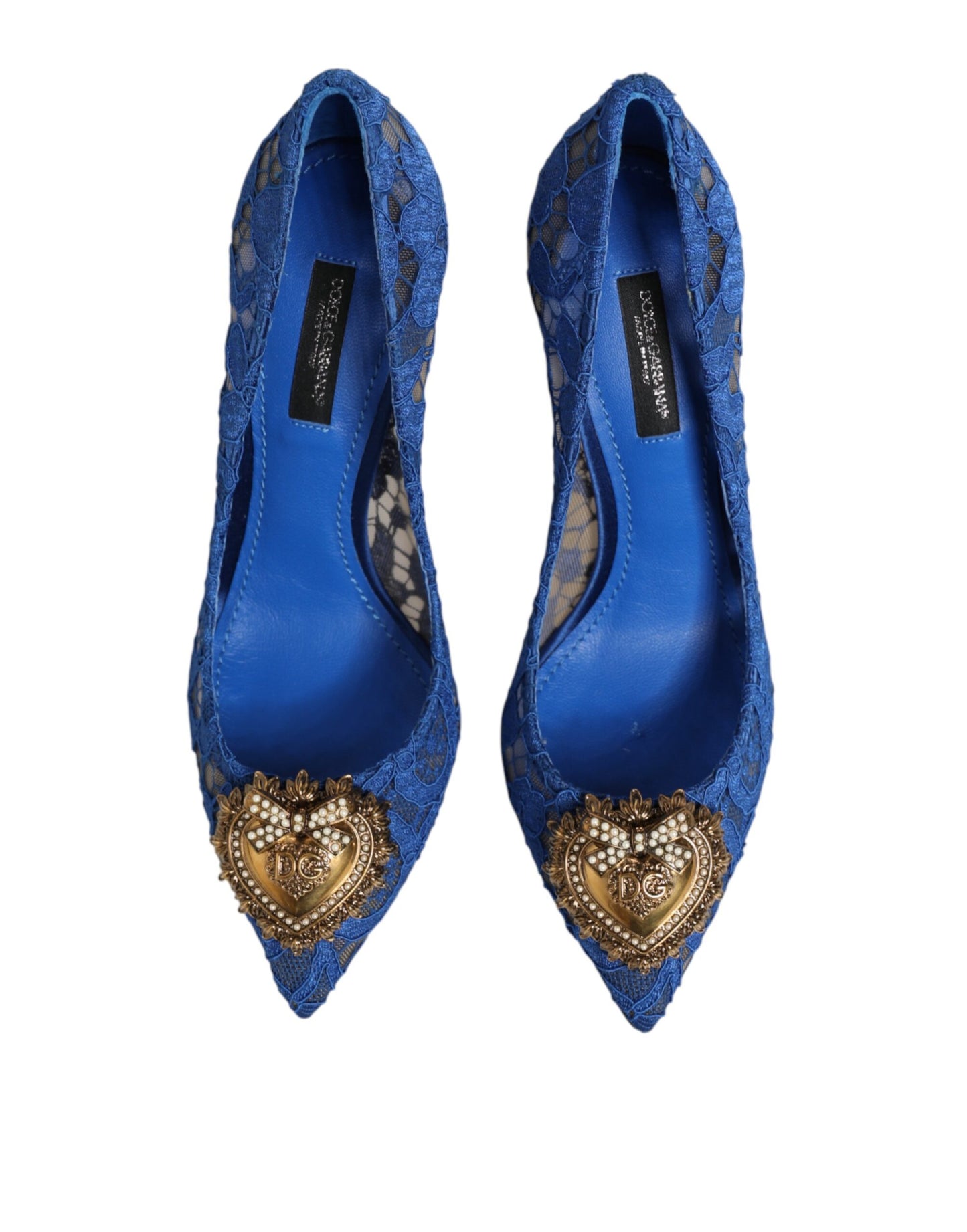 Blue Taormina Lace DEVOTION Pumps Shoes \\