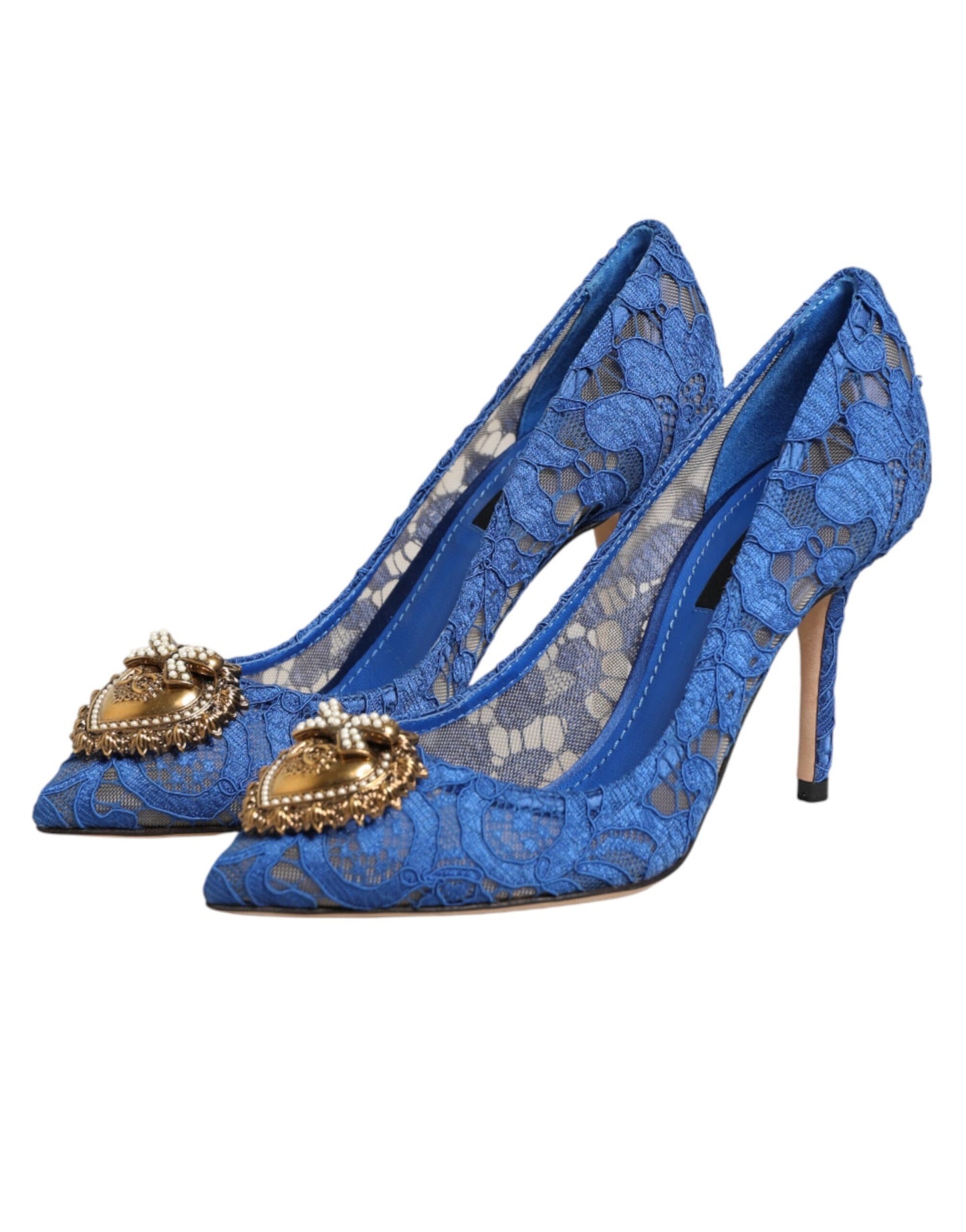 Blue Taormina Lace DEVOTION Pumps Shoes \\