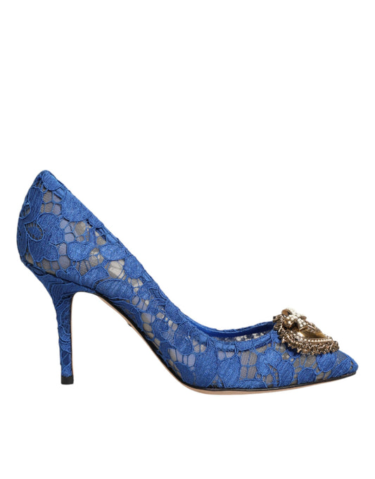 Blue Taormina Lace DEVOTION Pumps Shoes \\