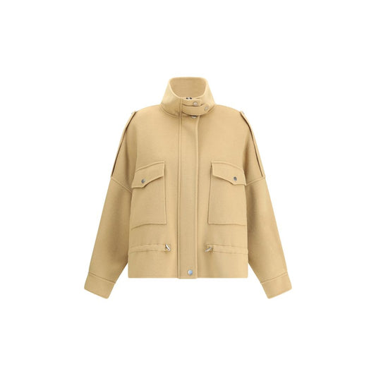 Beige Wool Coat