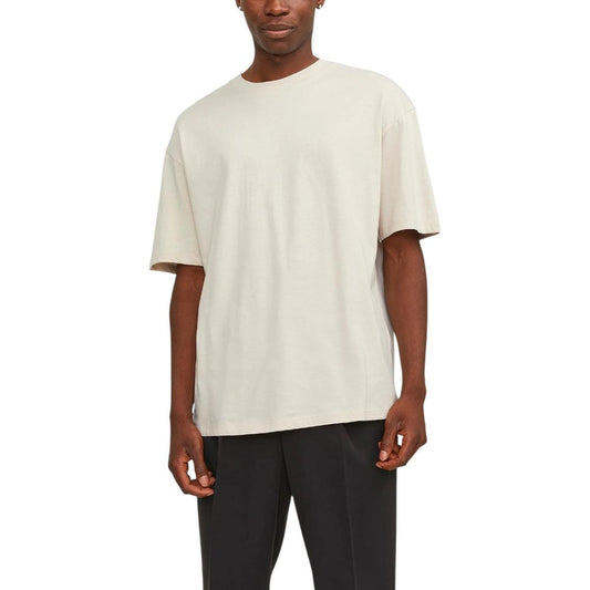 Beige Cotton T-Shirt