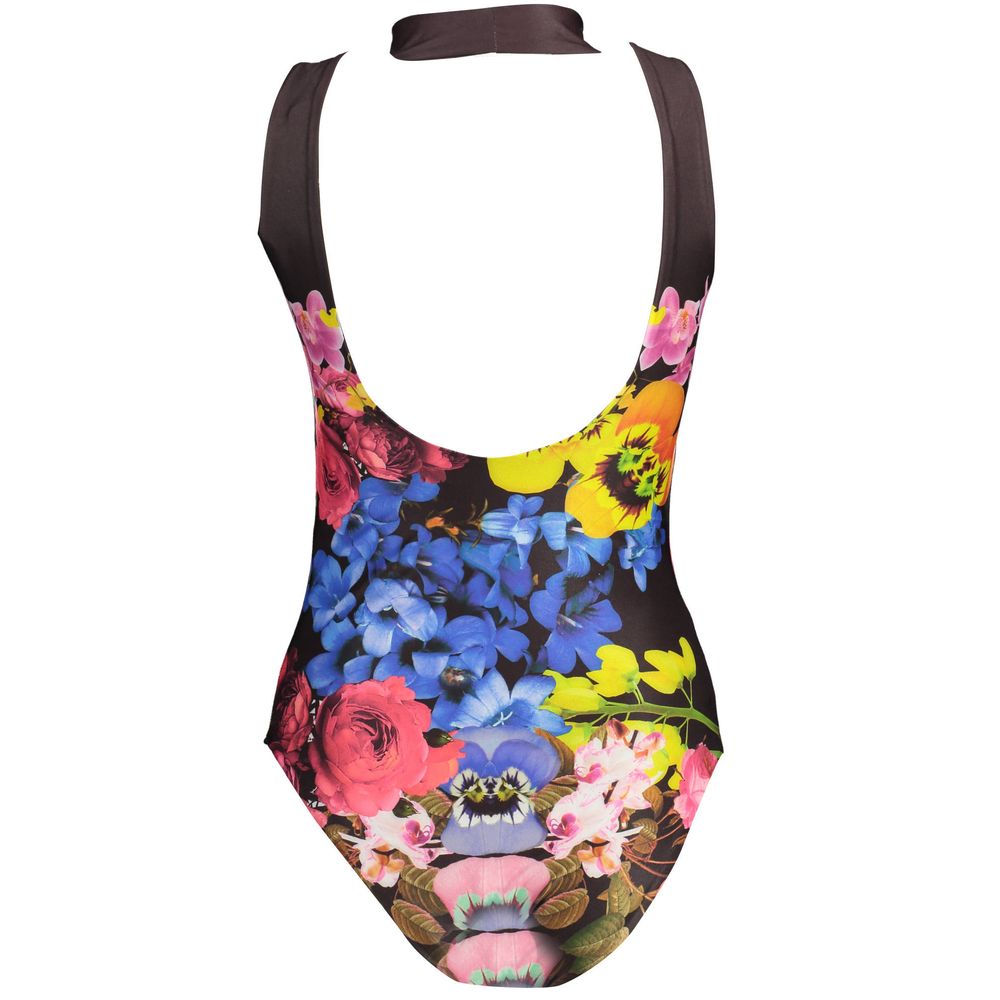 Black Polyester Bodysuit