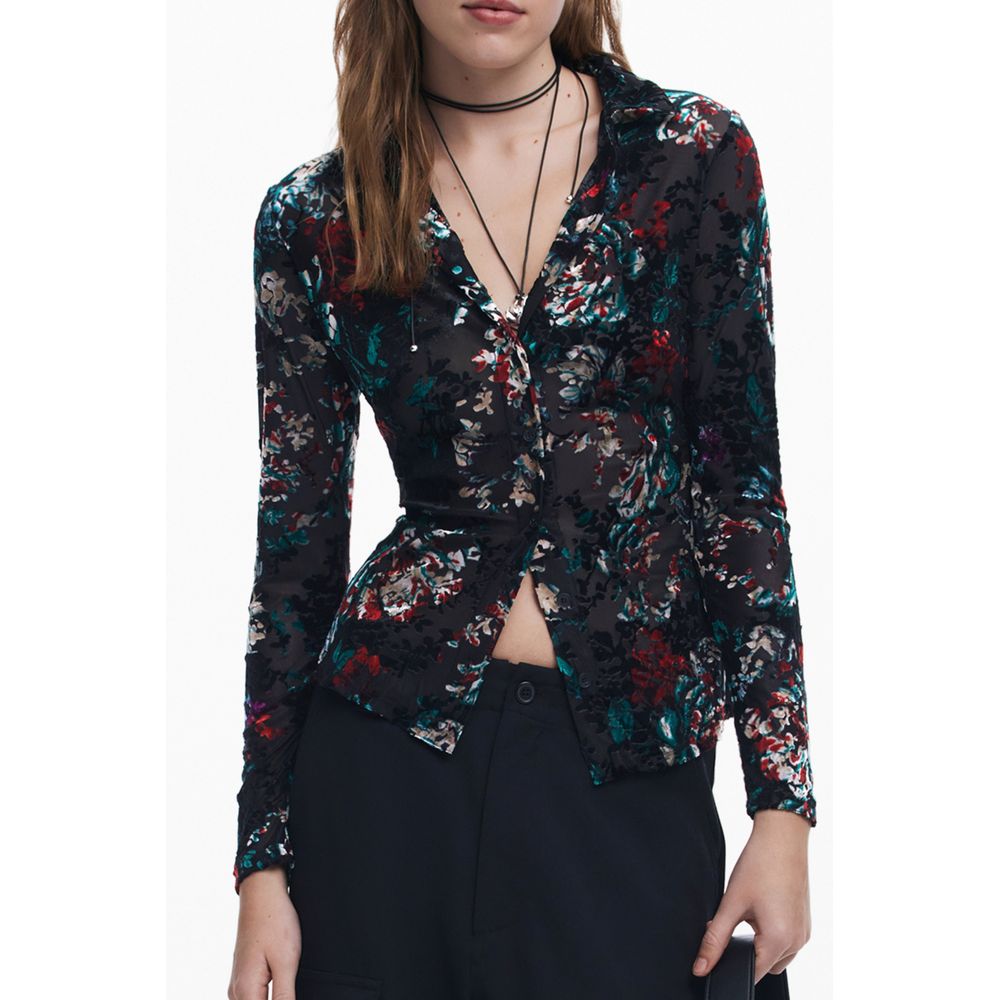 Nero Poliammide Women Shirt