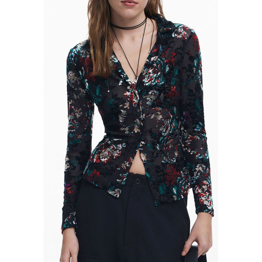 Nero Poliammide Women Shirt