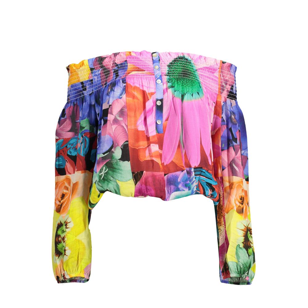 Pink Viscose Women T-Shirt