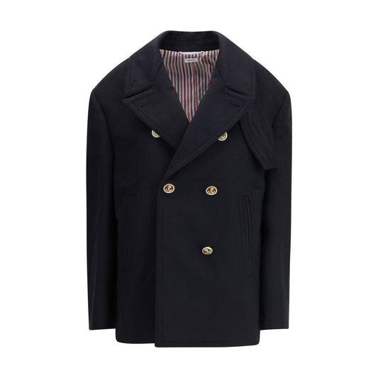 Blue Fabric Coat