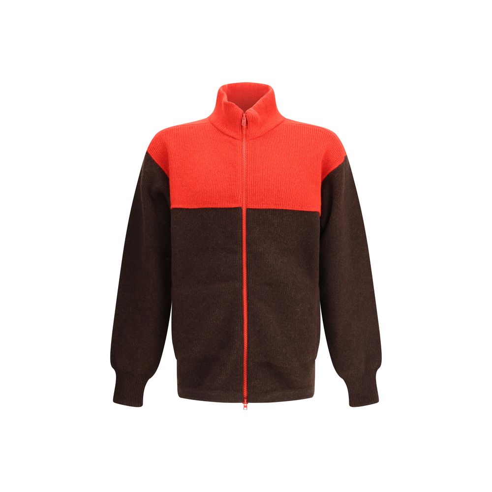 Brown Wool Shell Jacket
