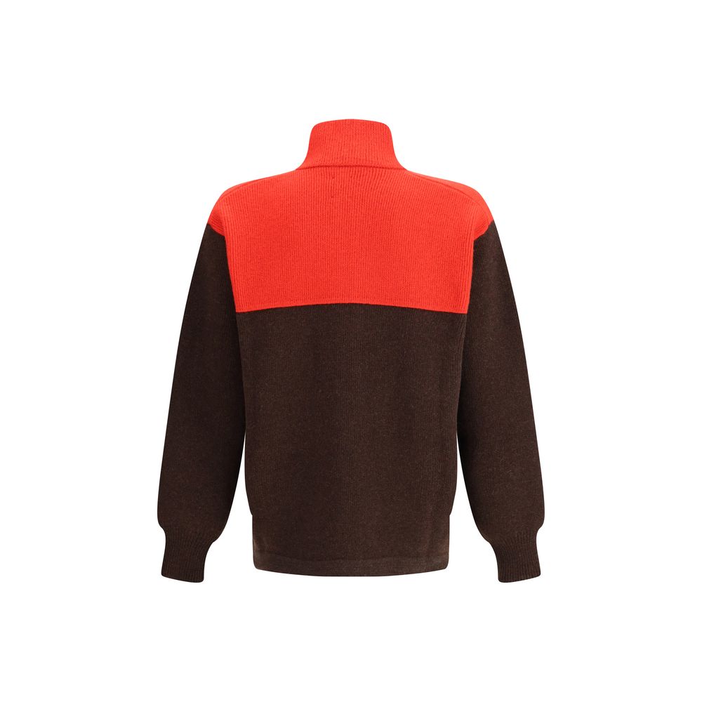 Brown Wool Shell Jacket