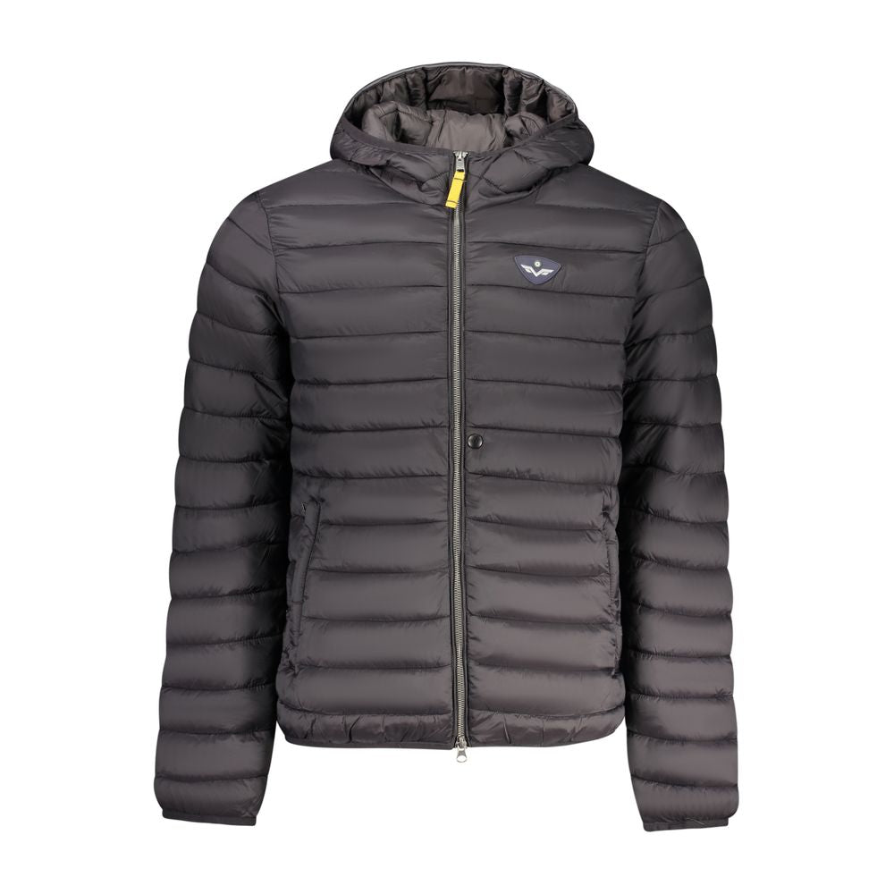 Black Poliammide Men's Jacket