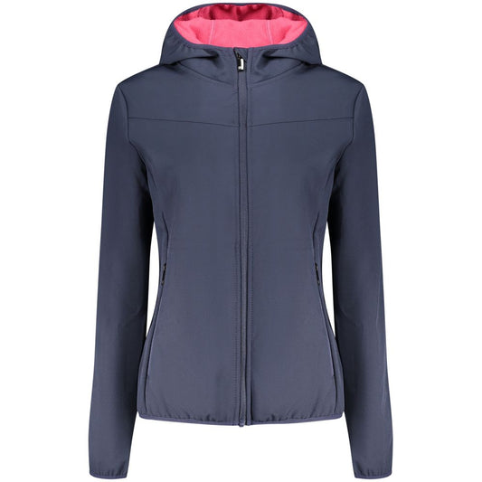 Blu Polyester Women's Jacket