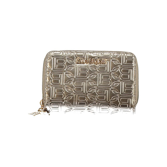 Grigio Polyurethane Women Wallet