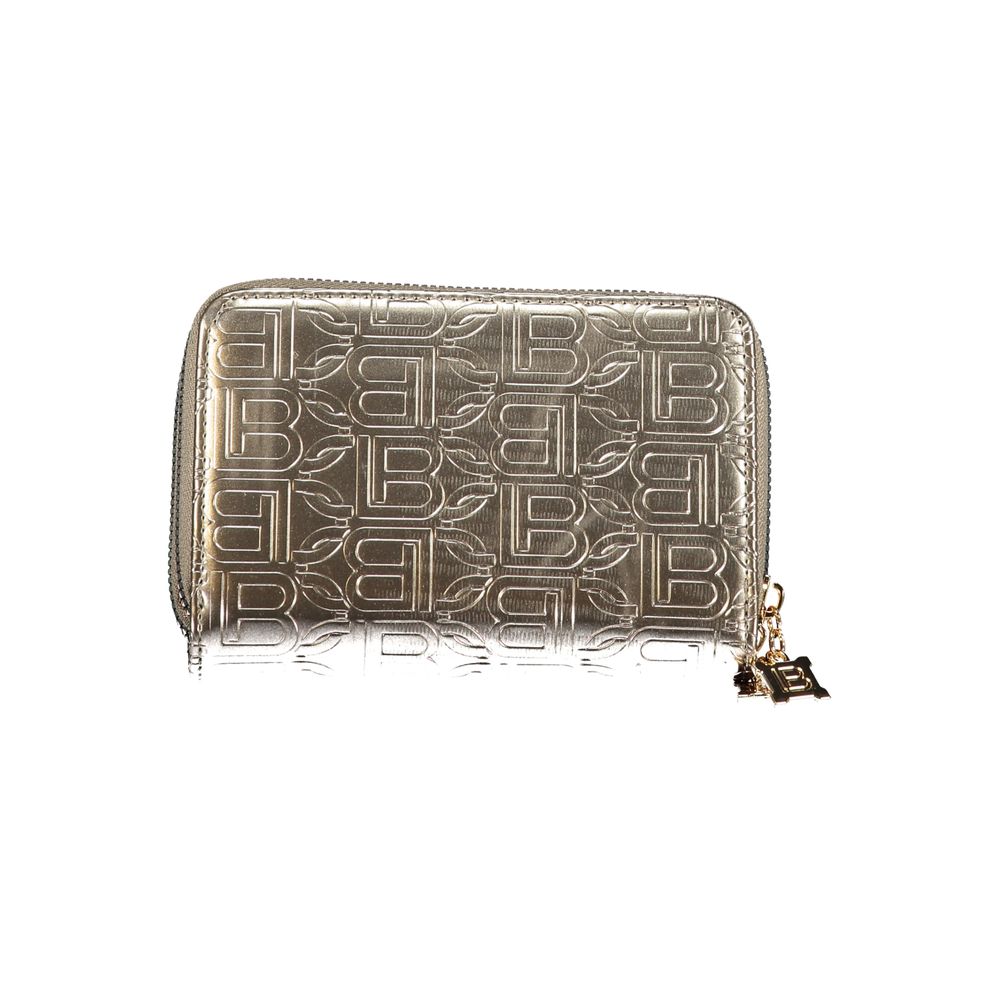 Grigio Polyurethane Women Wallet