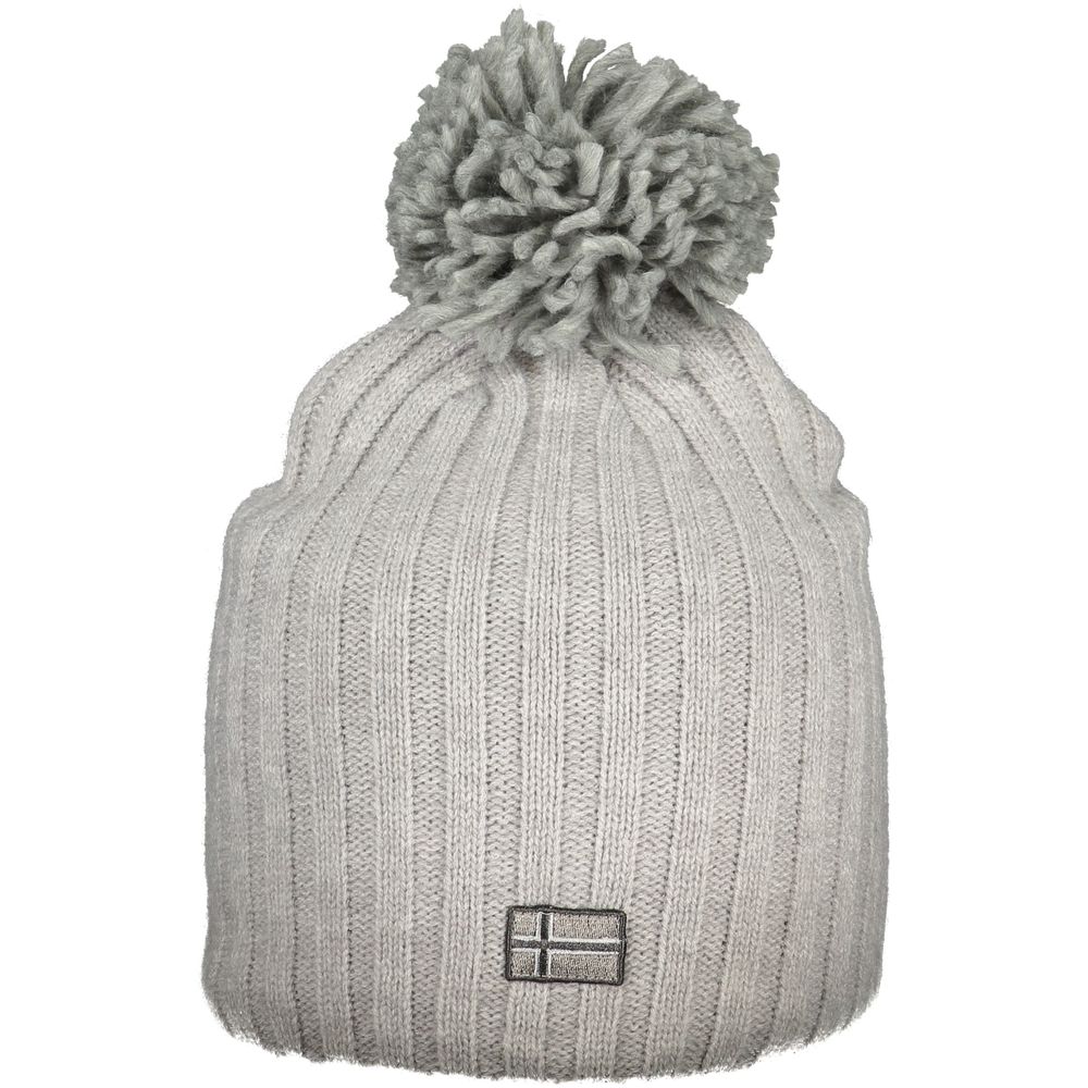 Gray Acrylic Women's Hat