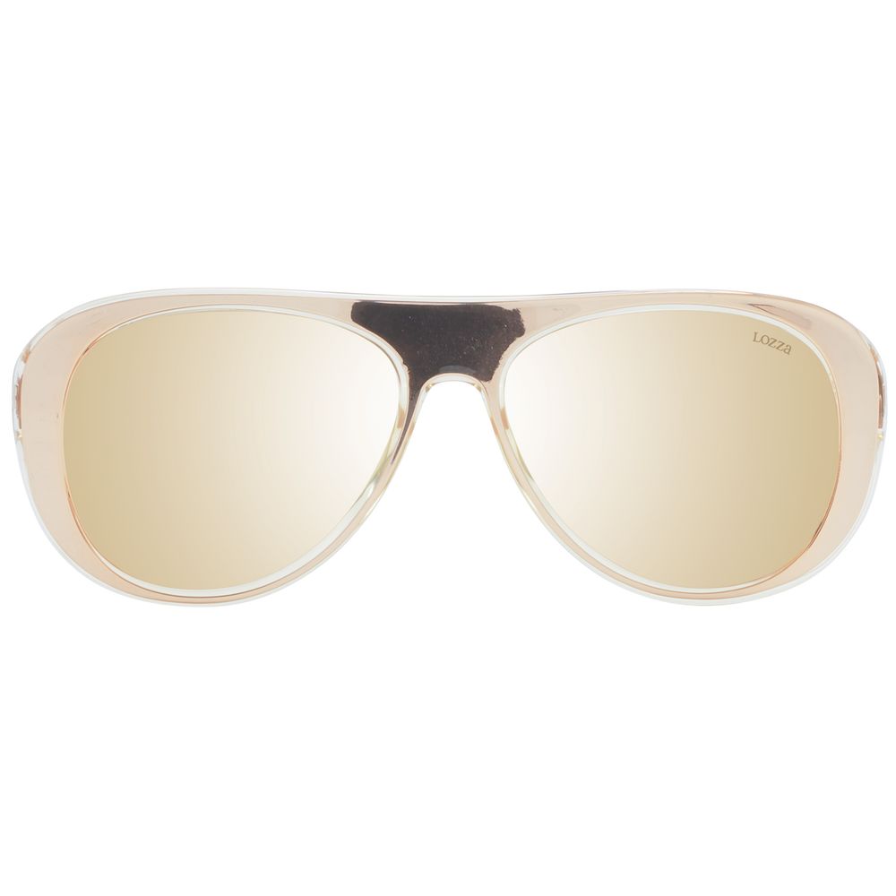 Rose Gold Acetate & Plastic Sunglasses