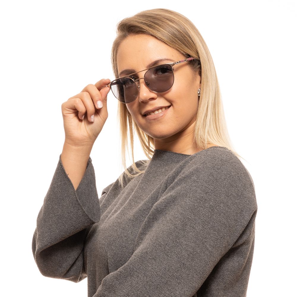 Silver Metal & Plastic Sunglasses