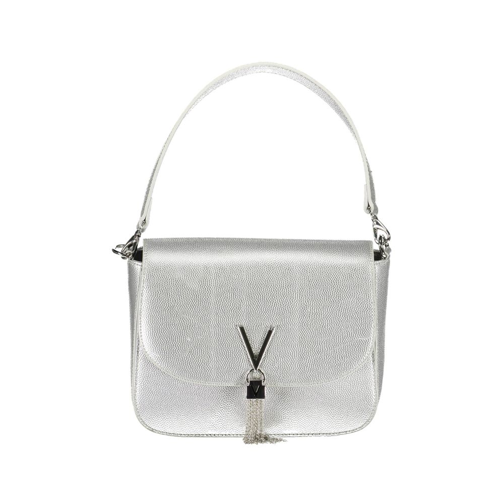 Argento Polyurethane Women Handbag