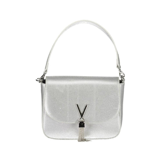 Argento Polyurethane Women Handbag