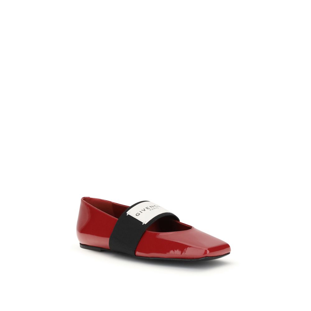 Multicolor Leather Ballet Flats