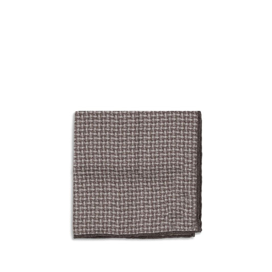 Brown Silk Scarf