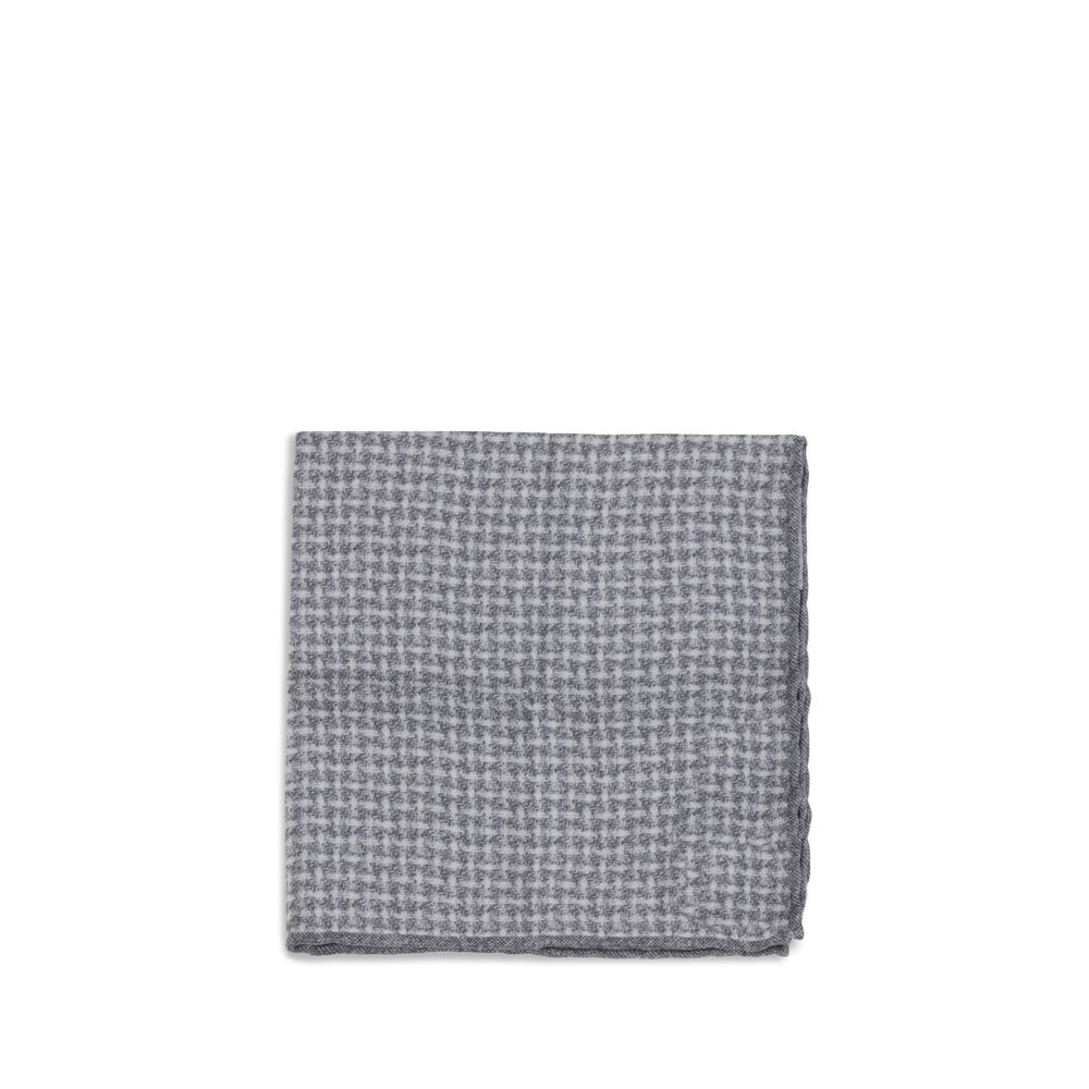 Gray Silk Scarf