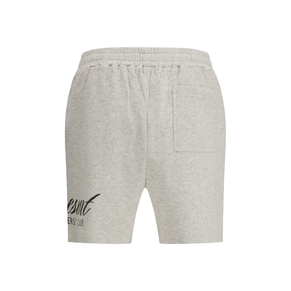 Beige Cotton Bermuda Shorts